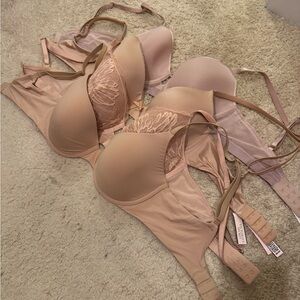 Victoria's Secret Blush Lace Bras